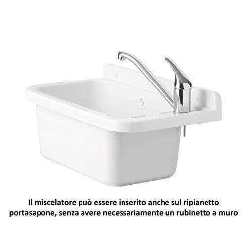 Negrari 2060a Vägghängt tvättställ PP harts 50 x 34 cm 2060A