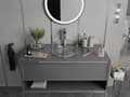 Miniatyrbild 3 av 4: Lavabo - vasque Mexen - 24053700 - Lira Vasque à Poser en Verre, Transparent