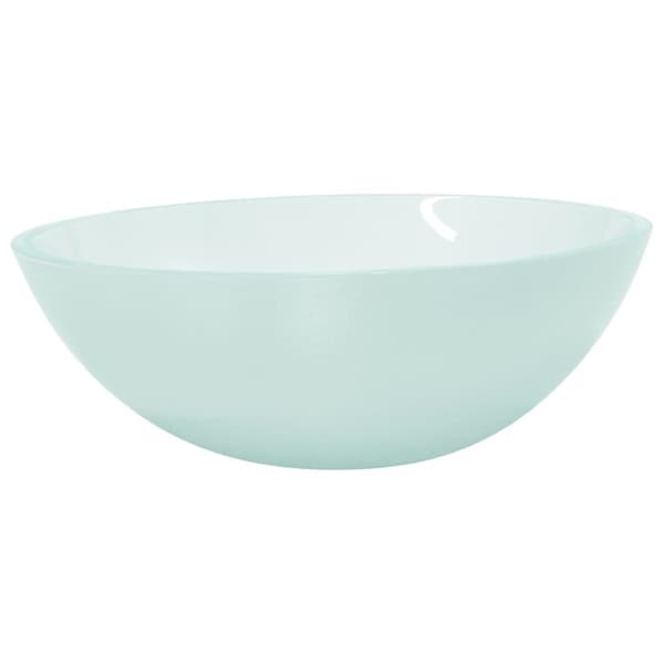 Handfat glas 50x37x14 cm frostat