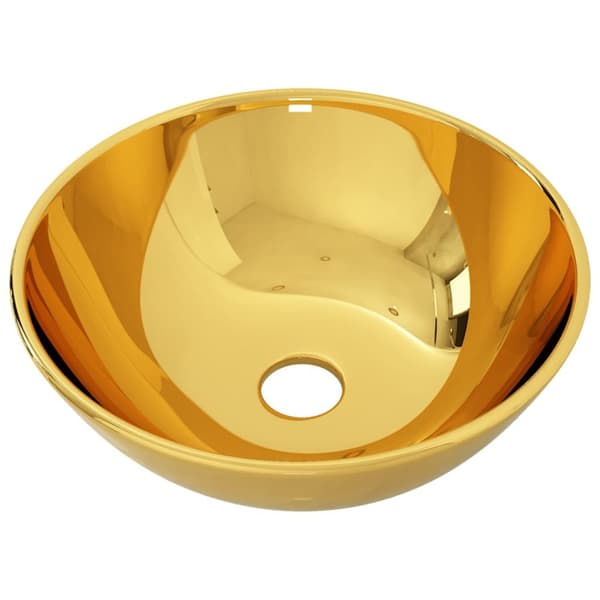 Handfat 28x10 cm keramik guld