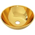 Miniatyrbild 2 av 2: Handfat 28x10 cm keramik guld