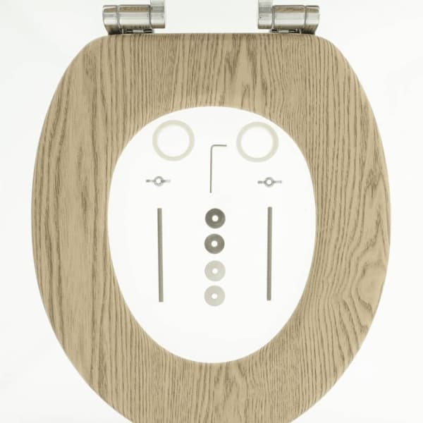Tiger soft-close toiletsæde Scaffold MDF brun 252022546