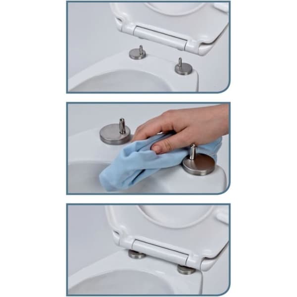 SCHÜTTE Toalettsete WHITE duroplast