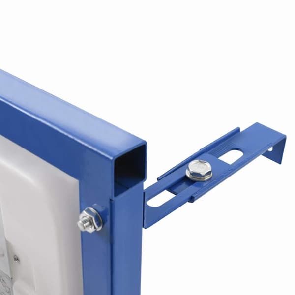 vidaXL skjult højthængende cisterne 11 l 41x14x(110-125) cm