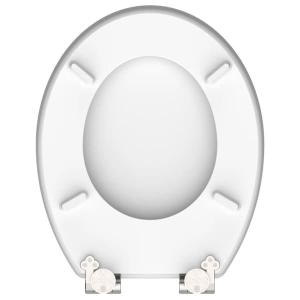 SCHÜTTE toiletsæde med soft close-funktion GREY STEEL MDF højglans