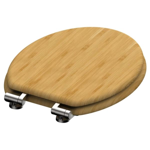SCHÜTTE toiletsæde med soft close-funktion NATURAL BAMBOO