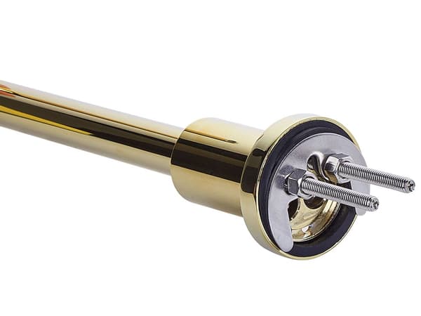 Håndvaskarmatur Guld Stål 27 cm med Togrebs Håndtag Moderne Elegant Design Høj Kvalitet