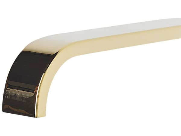 Håndvaskarmatur Guld Messing og Stål Blank Finish 23 cm med Togrebs håndtag Elegant Design i Høj Kvalitet Moderne Stil