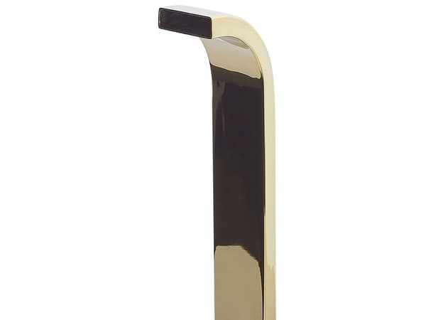Håndvaskarmatur Guld Messing og Stål Blank Finish 23 cm med Togrebs håndtag Elegant Design i Høj Kvalitet Moderne Stil
