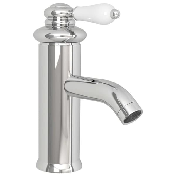 vidaXL vandhane til badeværelseshåndvask 130x180 mm kromfinish