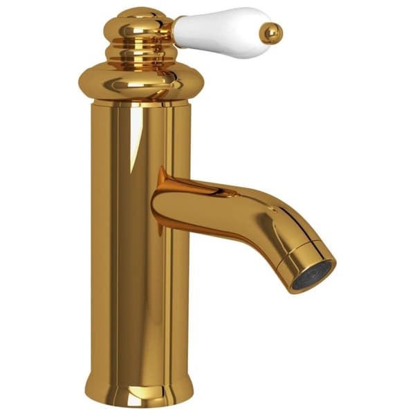 vidaXL Badrumsblandare guld 130x180 mm