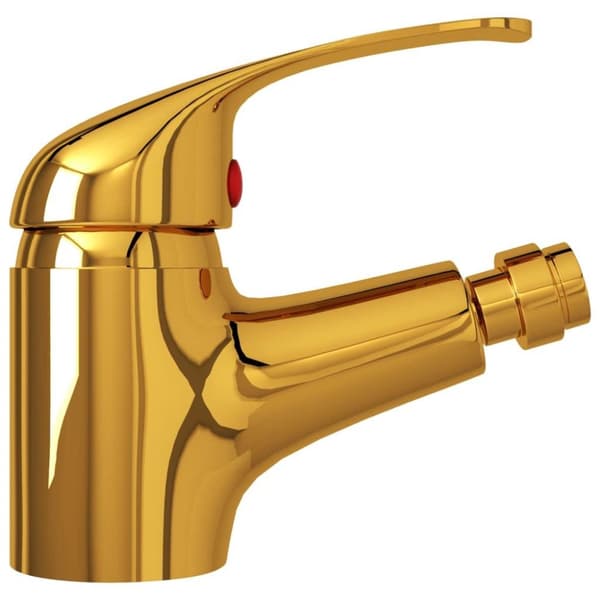 vidaXL blandingsbatteri til bidet 13x12 cm gylden