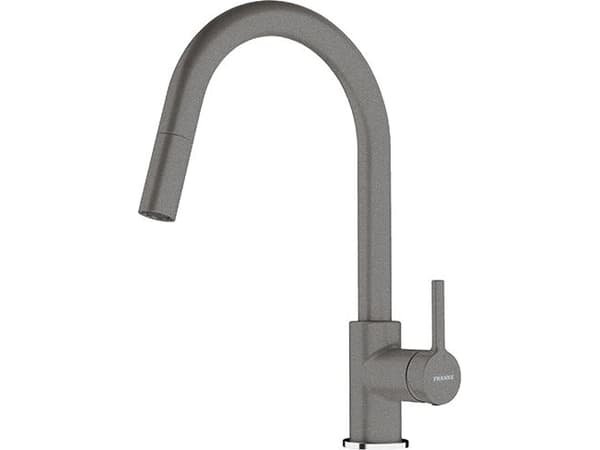 Franke 115.0626.057, Dra ut, Sort, Messing, Kran-håndtak, Single/enkelt, 3/8"