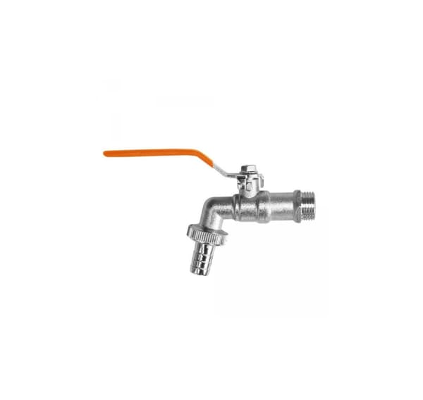 Kulekran 3/4", 1" hannuttak, adapter for 3/4" slange