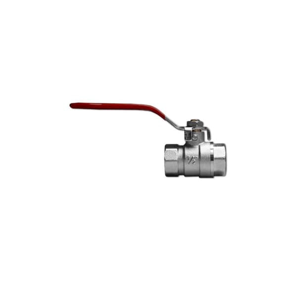 Kugleventil 1", forniklet MESSING
