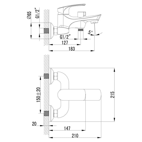 Kylpyhana LEMARK LM1712C "SHAPE"