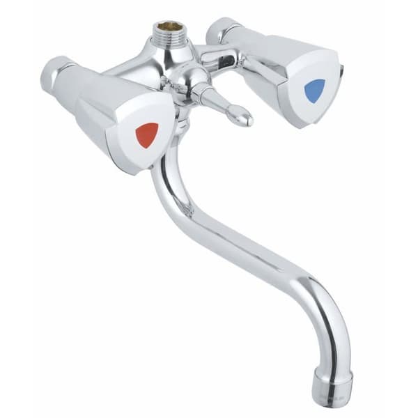Blandare bad/dusch enhetsmonterad - GROHE - Costa 26013000 - 120 mm - Kromad - Väggmonterad