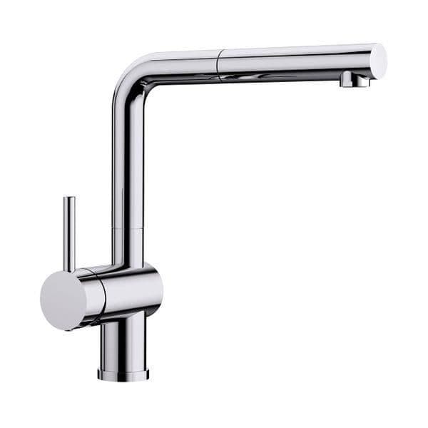 Duschblandare - Blanco - LINUS-S - Krom - Utdragbar handdusch - Keramisk patron