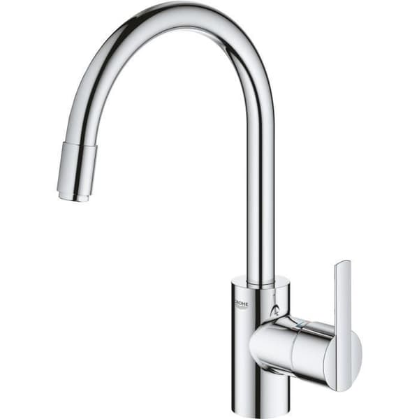 Kromad diskbänksblandare med hög pip FEEL - GROHE - 32671002