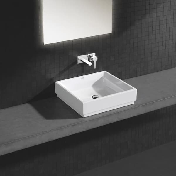 GROHE Lineare engrepps tvättställsblandare 19409001 - 2 hål - Väggmontering - Krom - Storlek M