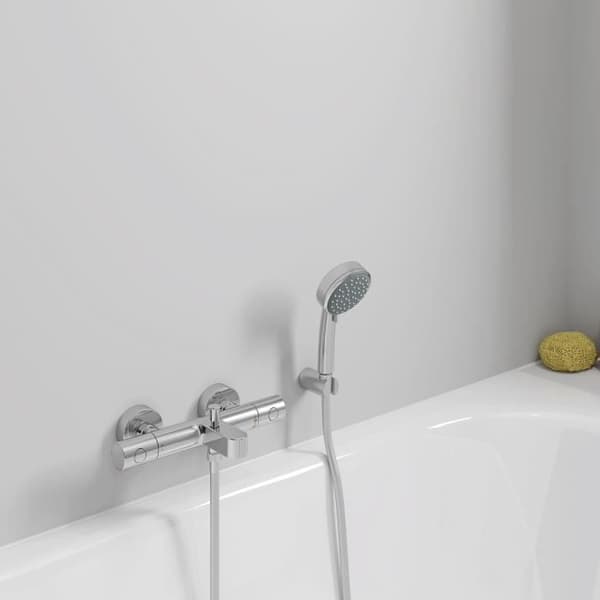 GROHE Precision Get termostatisk badduschblandare - Väggmontering - Krom