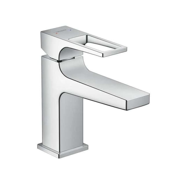 HANSGROHE Metropol tvättställsblandare med bygelhandtag, kort pip, krom Push-Open avfall - 74500000