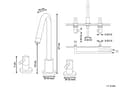 Miniatyrbilde 3 av 5: Servantbatteri 3-hulls messing gull