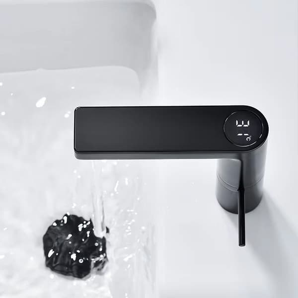 HÅNDVASK MIXER SALG AMAR LCD SORT LAV