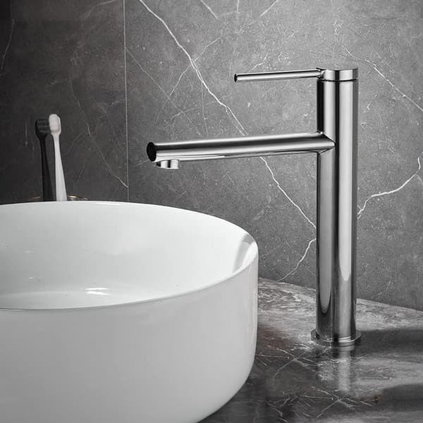 HÅNDVASK MIXER SALG OVAL CHROME HØJ