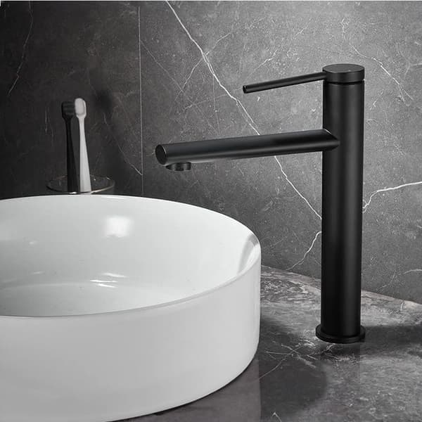 HÅNDVASK MIXER SALG OVAL SORT BUNKE