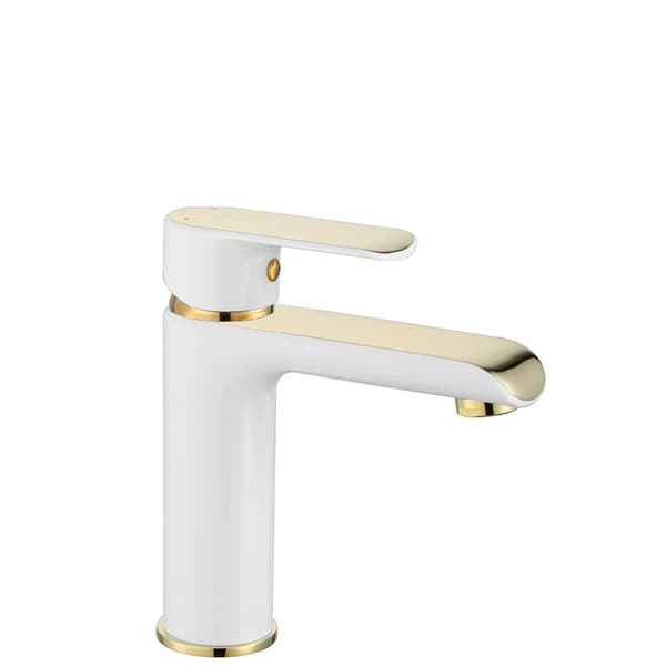 HÅNDVASK MIXER SALG BLOOM HVIDGULD LAV