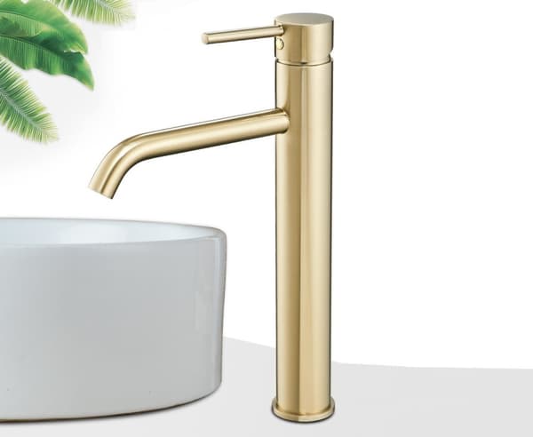TVÄTTBASSÄNGBLANDARE REA LUNGO GOLD HIGH