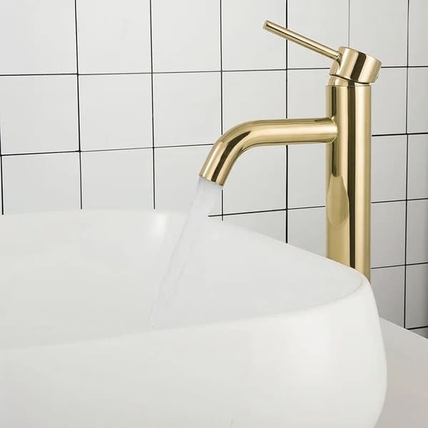 TVÄTTBASSÄNGBLANDARE REA LUNGO GOLD HIGH