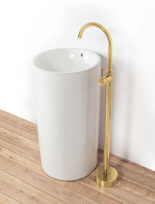 HÅNDVASK MIXER REA LUNGO ORTIS GULD