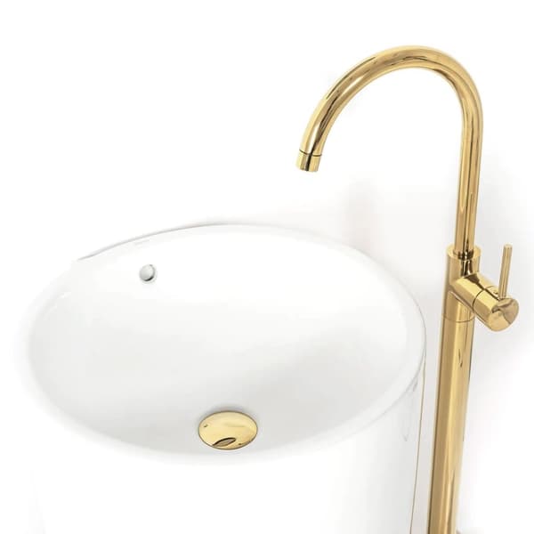 HÅNDVASK MIXER REA LUNGO ORTIS GULD