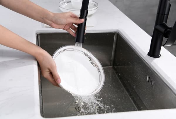 SALG HJUL KØKKEN VANDHANE SORT