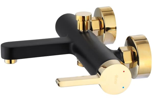 UDSALG POLO SORT OG GULD BADEMIXER