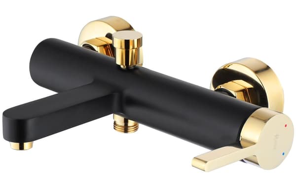UDSALG POLO SORT OG GULD BADEMIXER