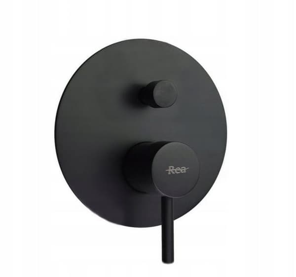 BADKARSBLANDARE FÖR DOLD INSTALLATION REA LUNGO BLACK + BOX