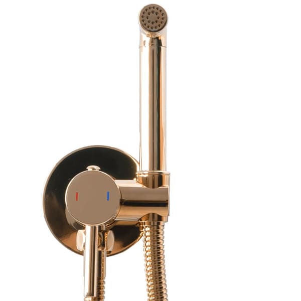 BIDET MIXER REA LUNGO LOOP ROSAGULD
