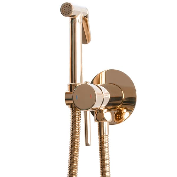 BIDET MIXER REA LUNGO LOOP ROSAGULD