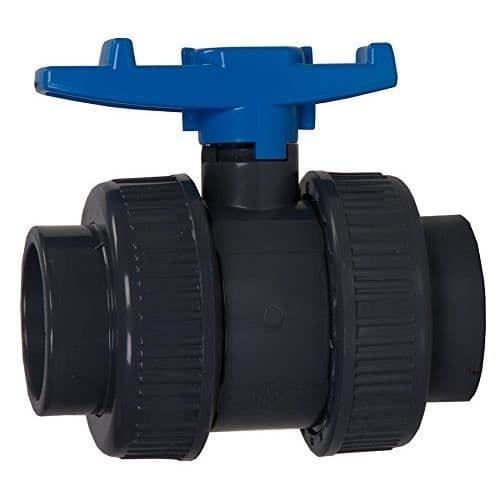 Aqua Forte AquaForte pVC kulventil med två kast-econo-line, 110 mm, blå - AD094