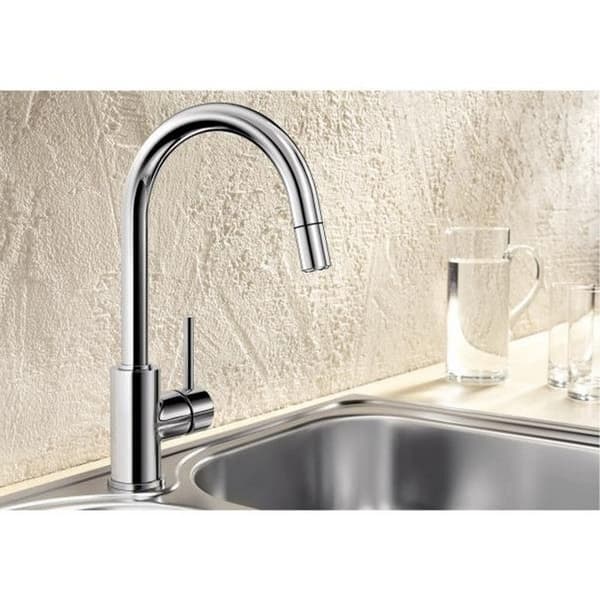 Blandare - BLANCO - 521454 - Krom - Svanhals - Enkelt hål