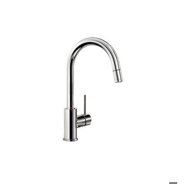 Blandare - BLANCO - 521454 - Krom - Svanhals - Enkelt hål