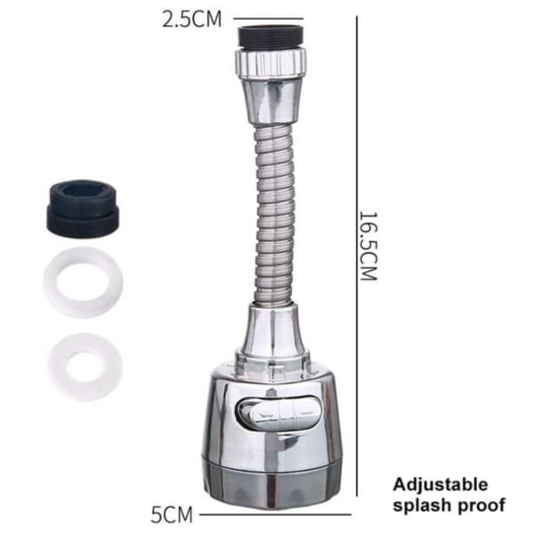 Dyse til tryk med bruser - Kitchen Crane Adapter Metal