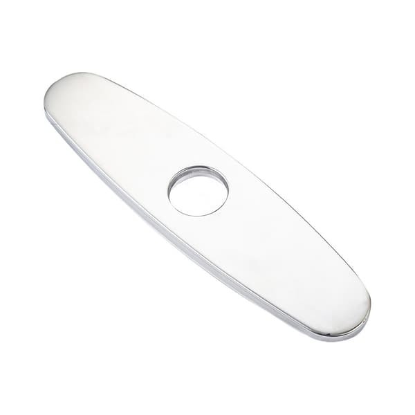 INF Rostfritt stål oval kransockel 10 tum Silver