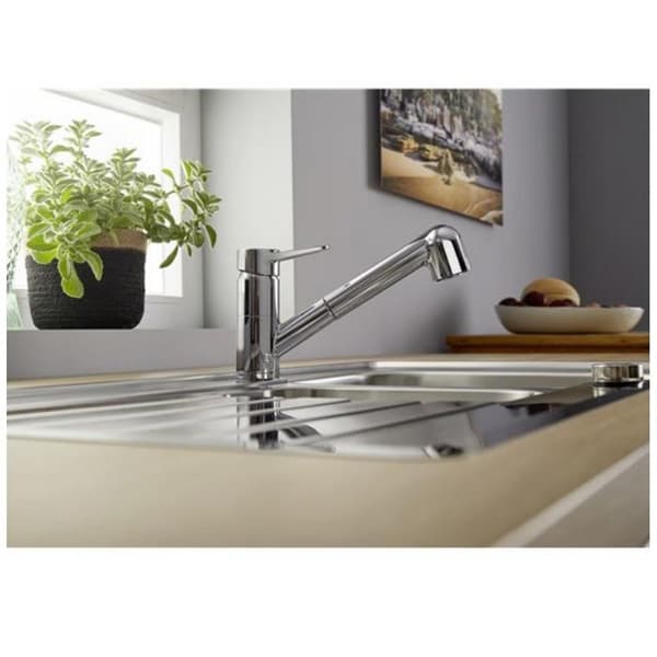 Blanco Blandare utan spray rostfritt stål - 526416