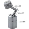 Miniatyrbild 4 av 4: Universal stänkfilter kranförlängare 720° roterbar anti-stänk kran kran spruthuvud Adapter för badrum
