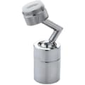 Miniatyrbild 1 av 4: Universal stänkfilter kranförlängare 720° roterbar anti-stänk kran kran spruthuvud Adapter för badrum