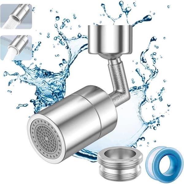 AJW-Universal Spray Filter - 720° svängbar - Kranadapter - Kranluftare - 22 [50] Invändig gänga
